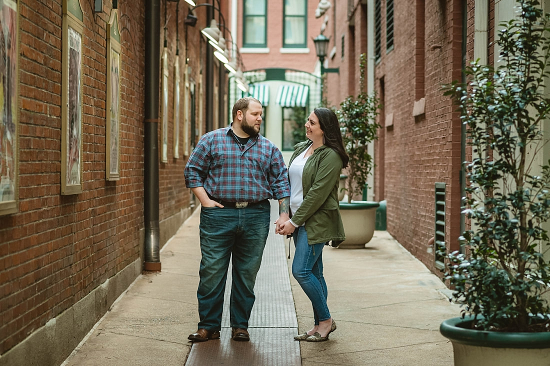 Engagement photos Downtown Memphis, TN