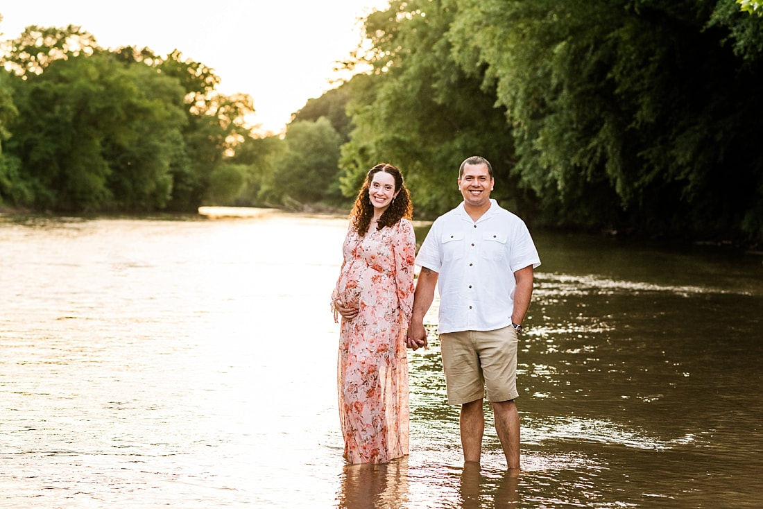 Family Portrait at the creek in Memphis, TN