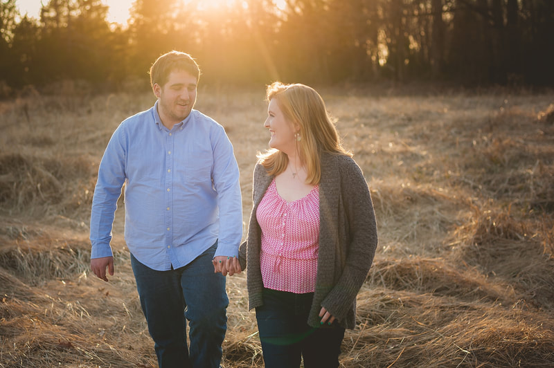 Engagement photos at Shelby Farms with Sarah Morris Photography