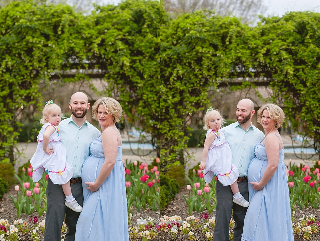 Memphis maternity photography for a rainbow baby at Memphis Botanic Garden by Sarah Morris Photography