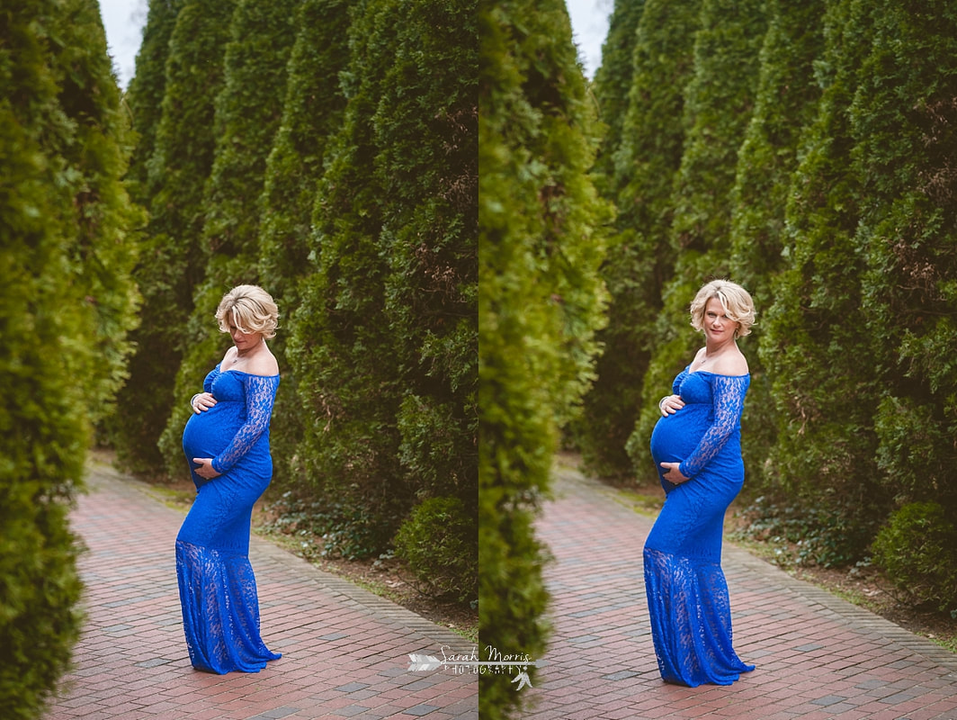 Memphis maternity photography for a rainbow baby at Memphis Botanic Garden by Sarah Morris Photography