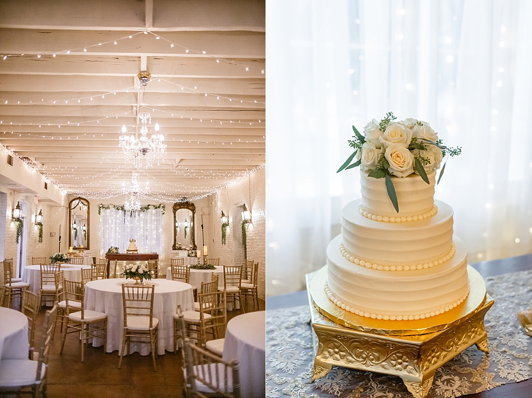 wedding reception in the Carriage House at Woodruff-Fontaine in Memphis, TN