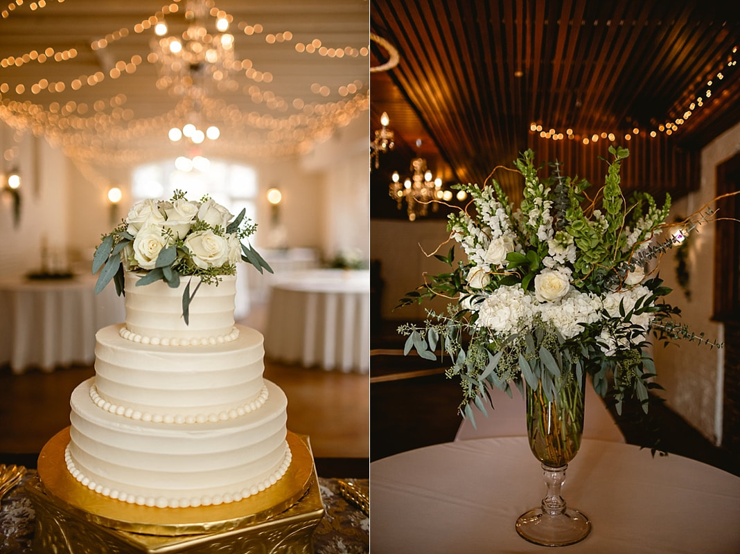 wedding reception in the Carriage House at Woodruff-Fontaine in Memphis, TN