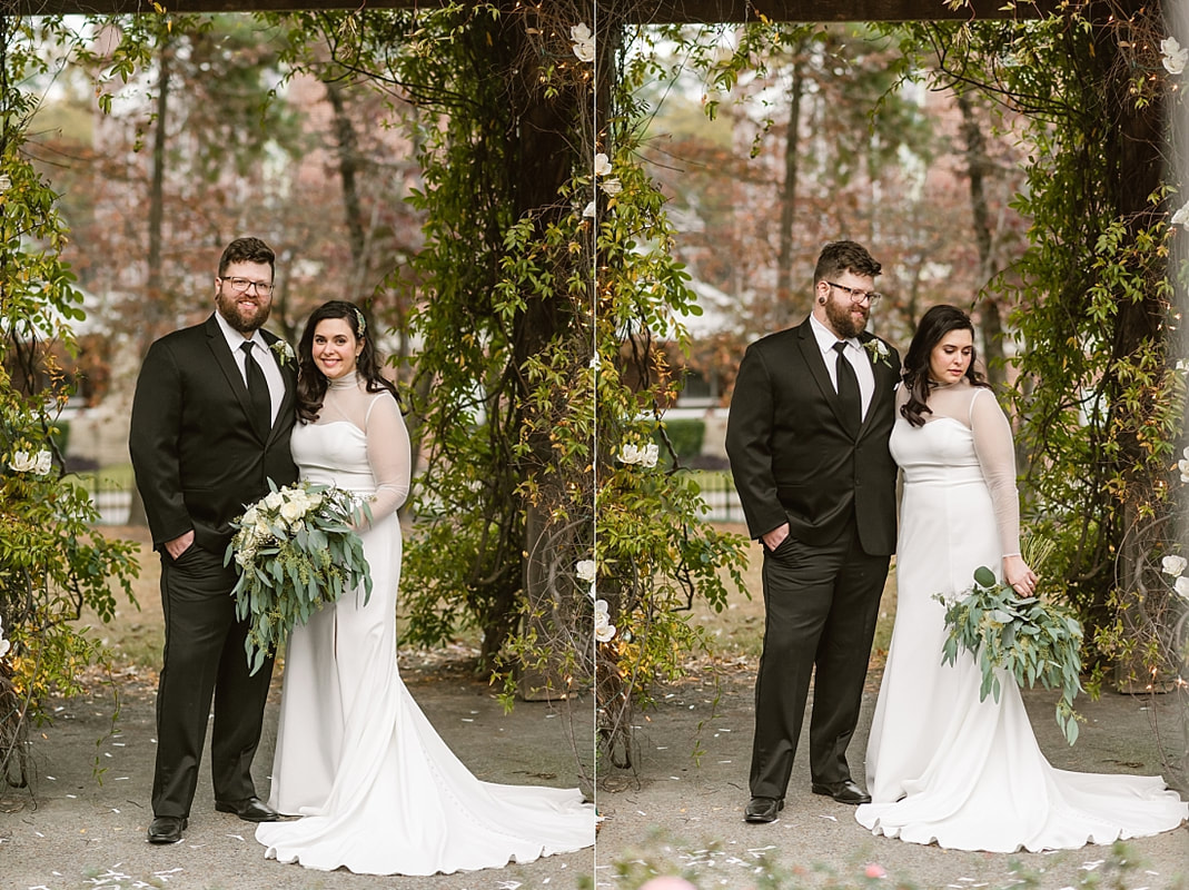 Wedding in the North Garden at Woodruff-Fontaine in Memphis, TN