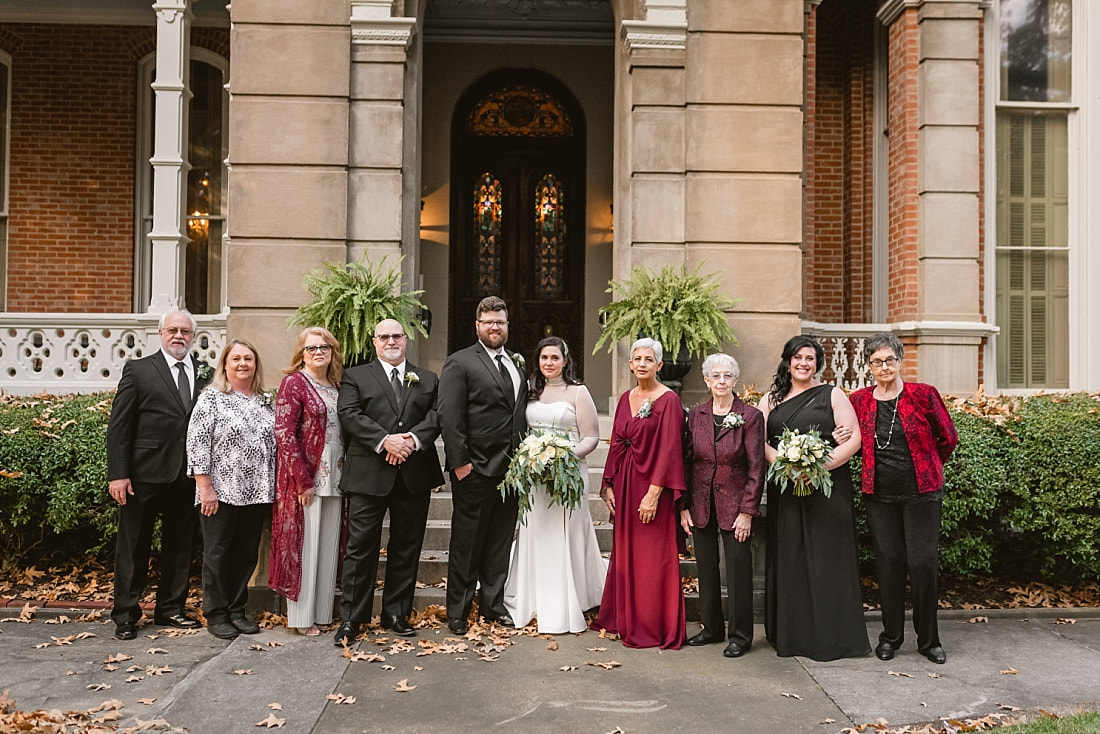 wedding at Woodruff-Fontaine in Memphis, TN