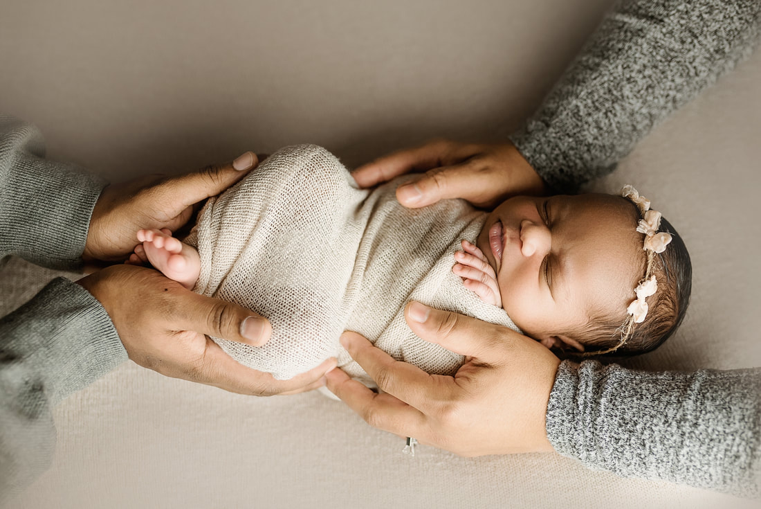 portrait of newborn baby in Memphis, TN