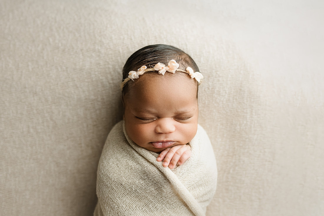 portrait of newborn baby in Memphis, TN