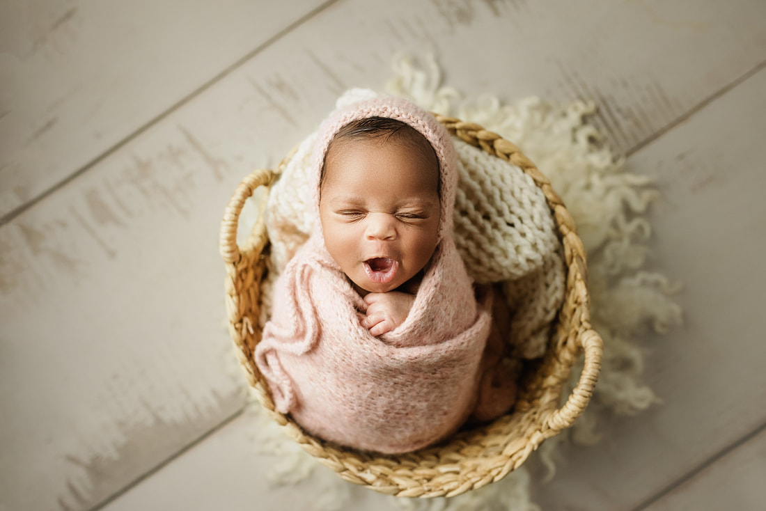 portrait of newborn baby in Memphis, TN