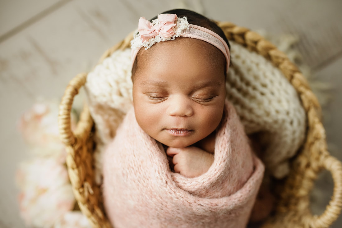 portrait of newborn baby in Memphis, TN