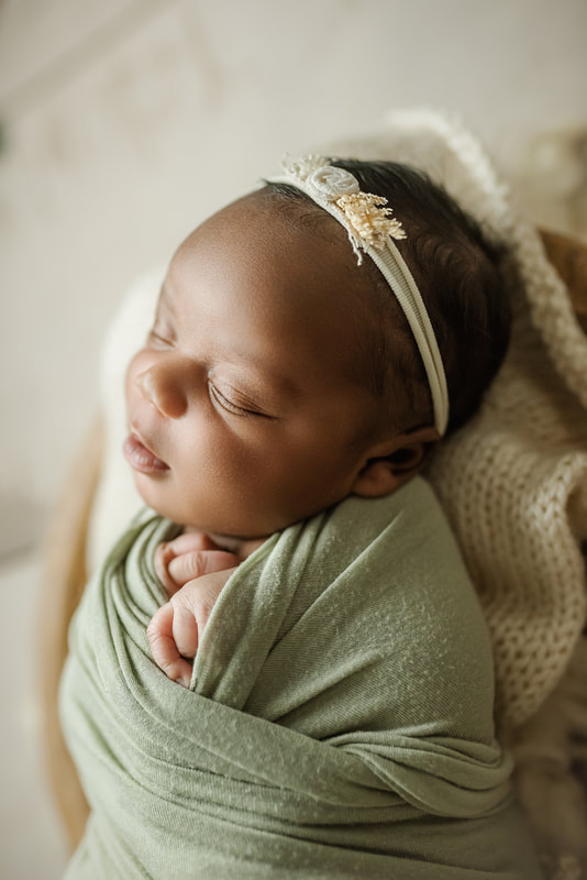 portrait of newborn baby in Memphis, TN