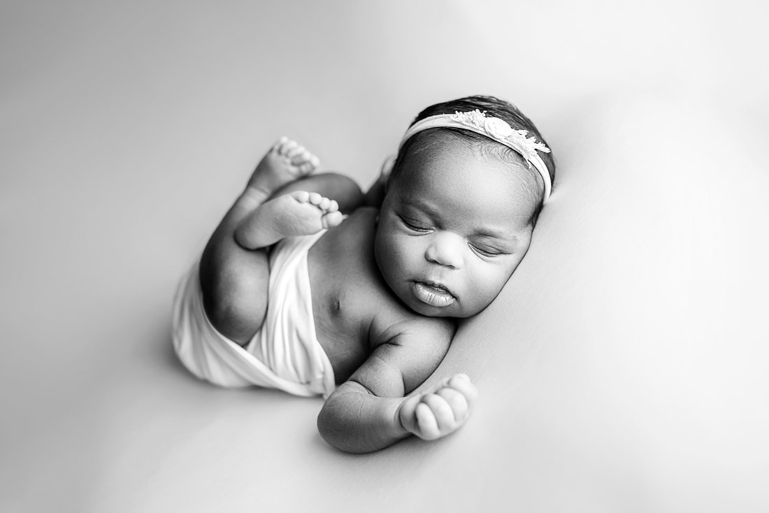 portrait of newborn baby in Memphis, TN