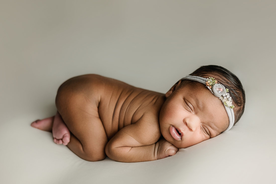 portrait of newborn baby in Memphis, TN