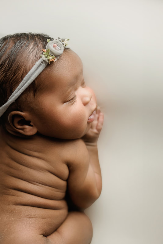 portrait of newborn baby in Memphis, TN