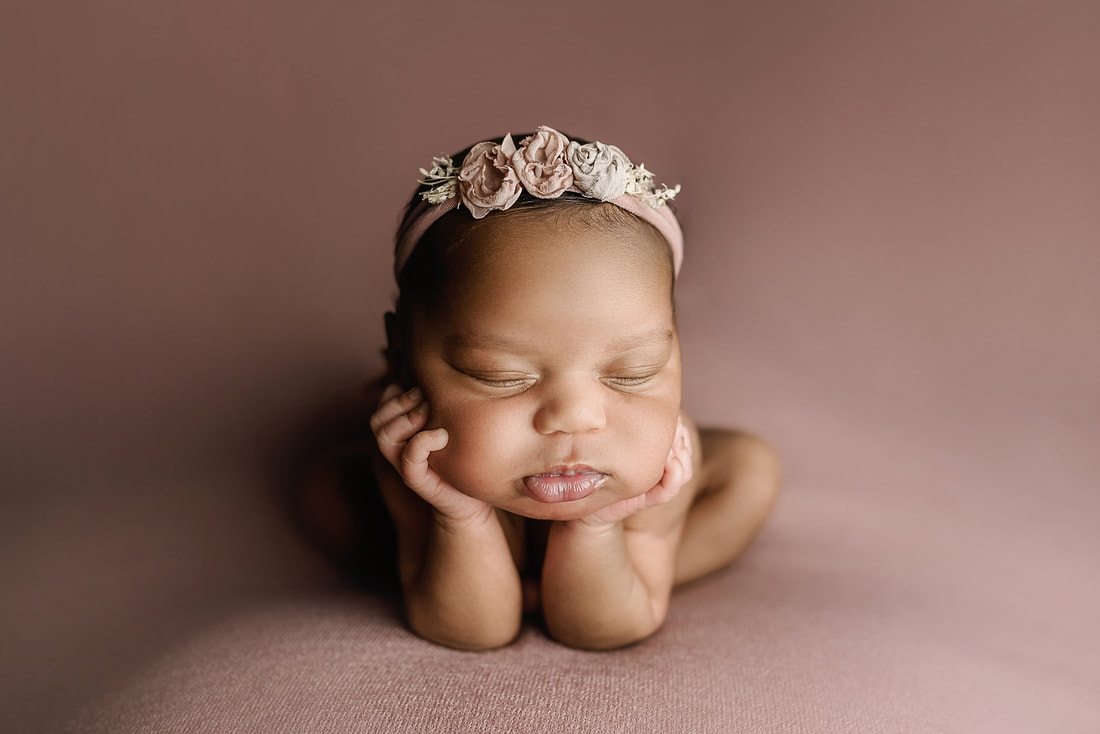 portrait of newborn baby in Memphis, TN