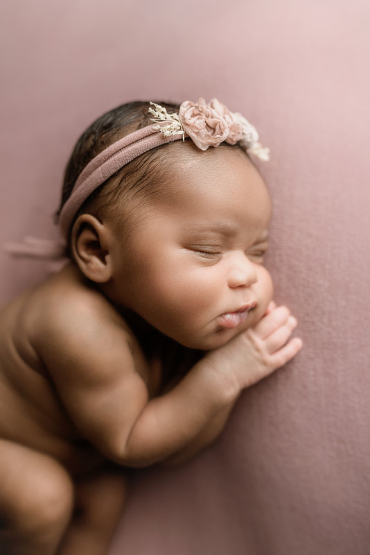 portrait of newborn baby in Memphis, TN