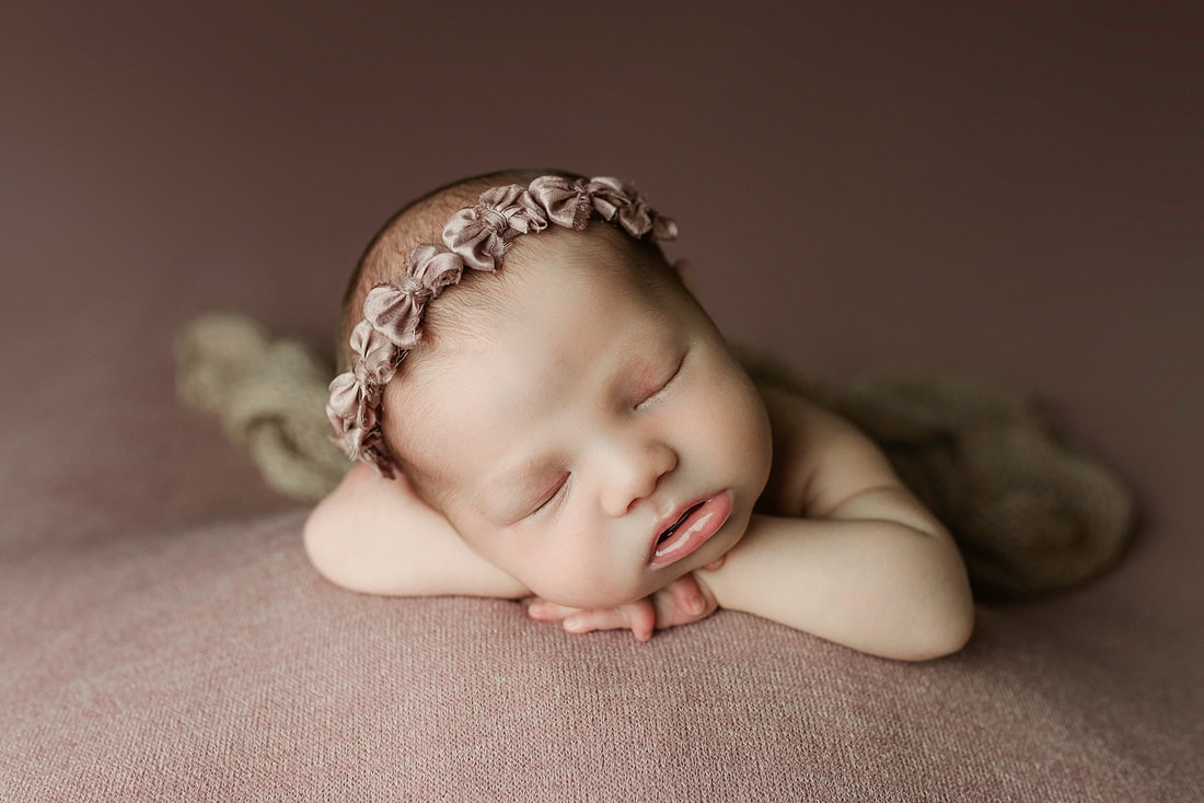 portrait of newborn baby in Memphis, TN