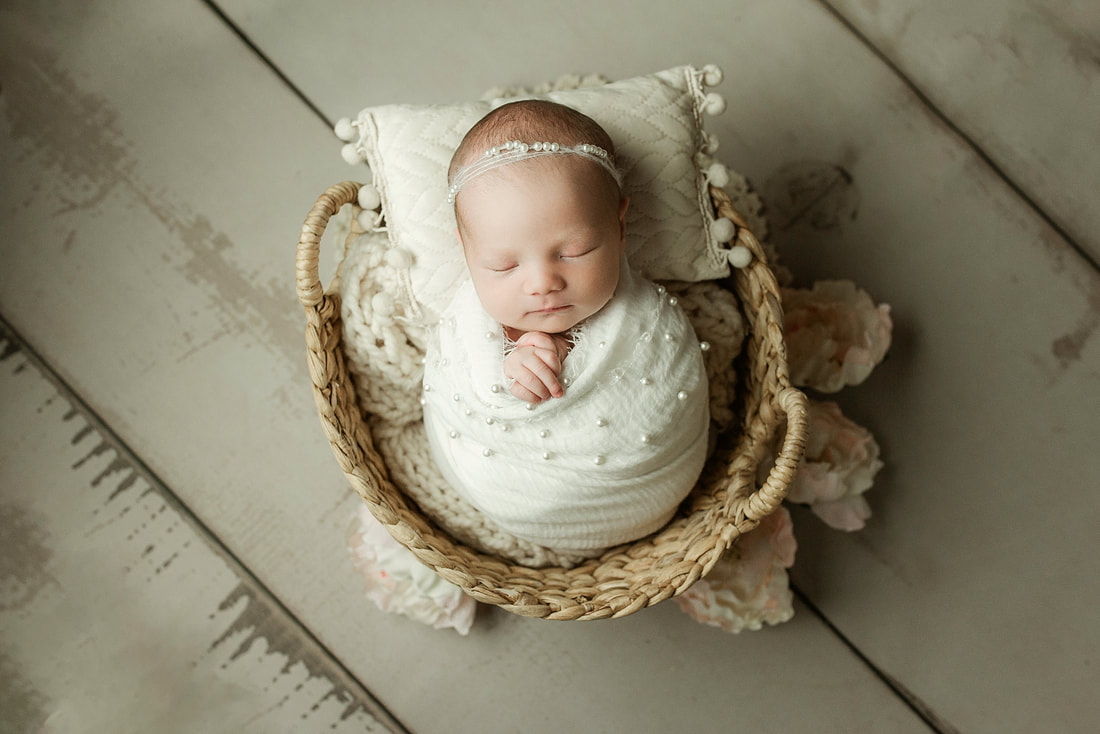 portrait of newborn baby in Memphis, TN